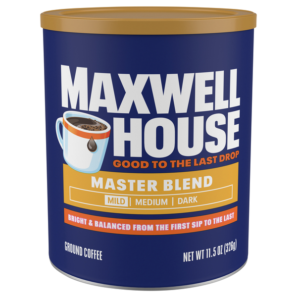 Maxwell House Master Blend Light Roast Ground Coffee