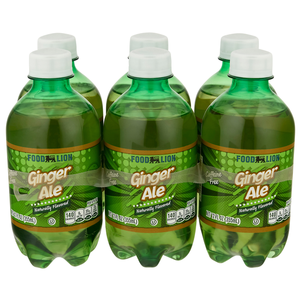 Food Lion Caffeine Free Ginger Ale - 6 pk