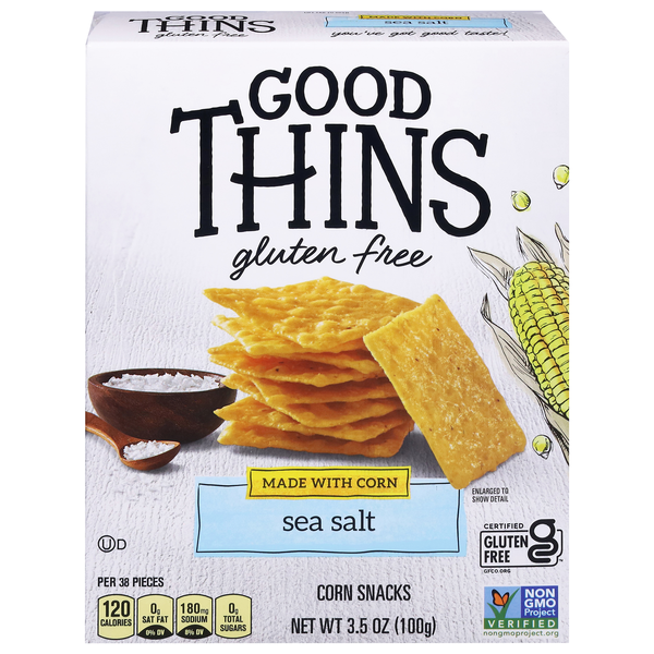 Good Thins Gluten Free Sea Salt Corn Crackers