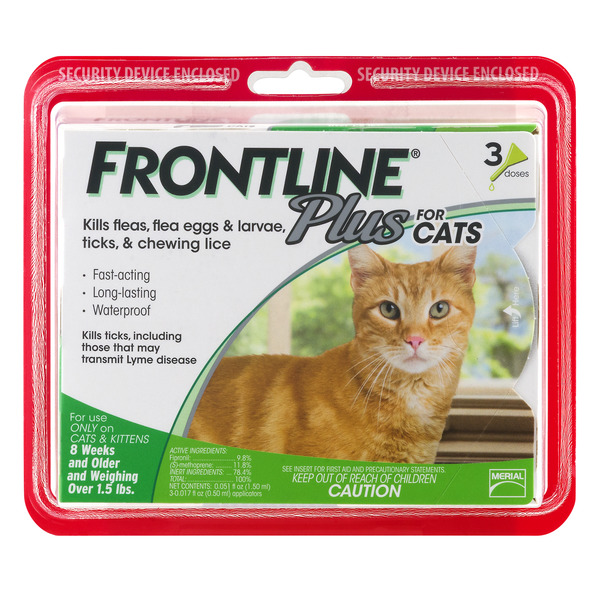 Frontline Plus For Cats 8 Weeks & Older