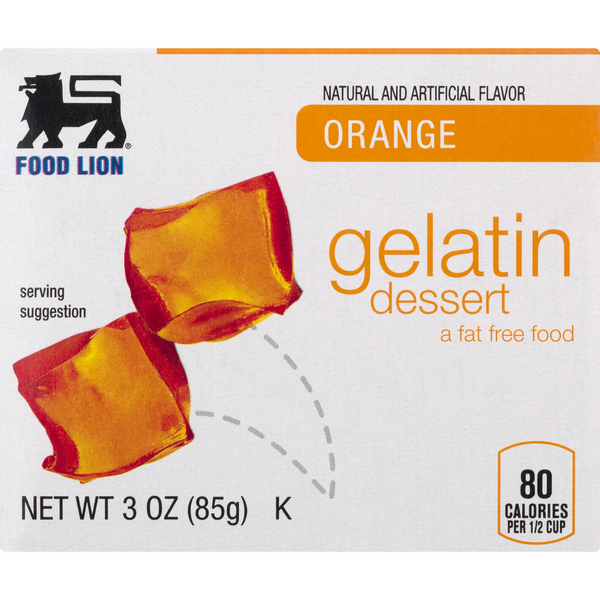 Save on Food Lion Gelatin Dessert Orange Order Online Delivery Food Lion