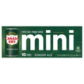 Canada Dry Ginger Ale Soda Caffeine Free Mini - 10 pk