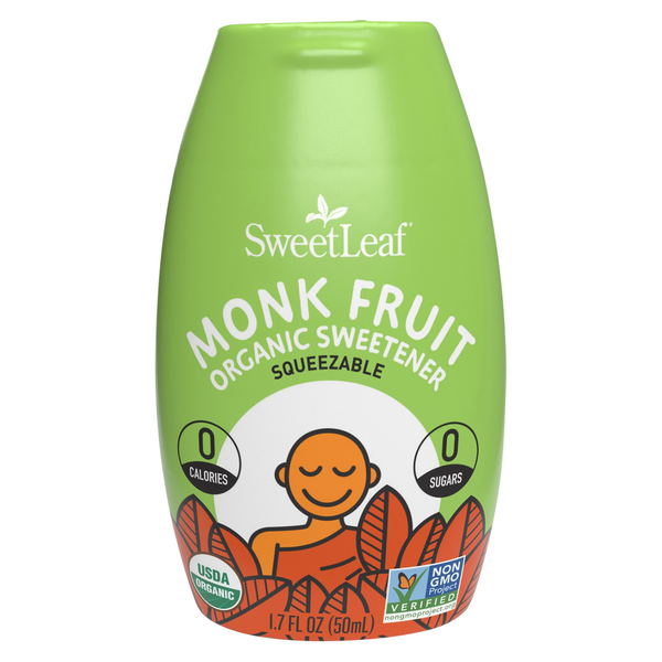 SweetLeaf Organic Zero Calorie Monk Fruit Sweetener