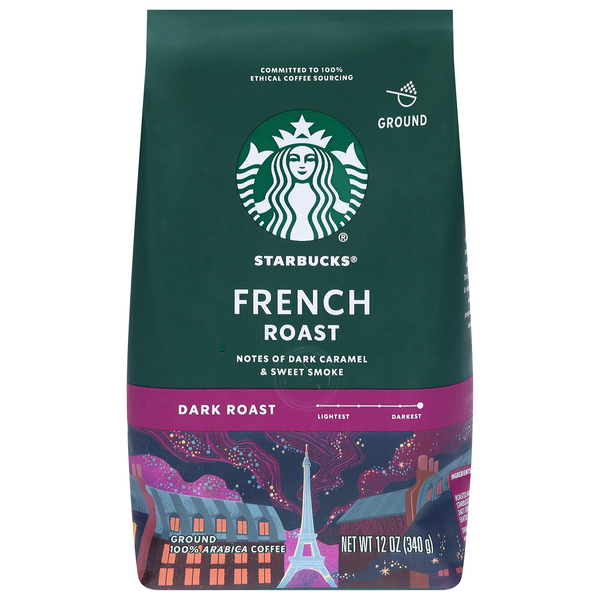 Starbucks French Roast Dark Roast Ground Coffee