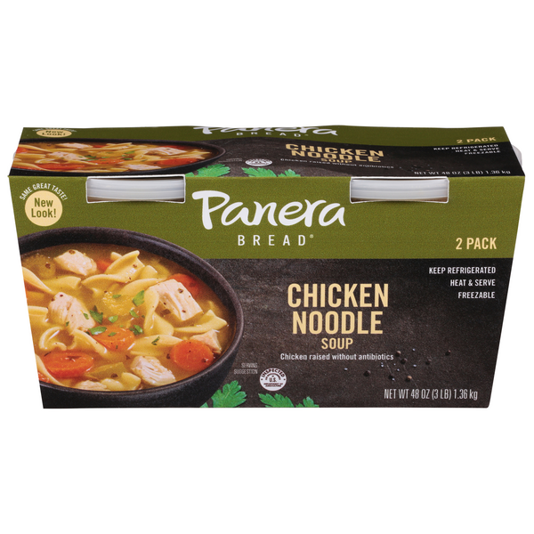 Save on Panera Bread Chicken Noodle Soup 2 ct Order Online Delivery