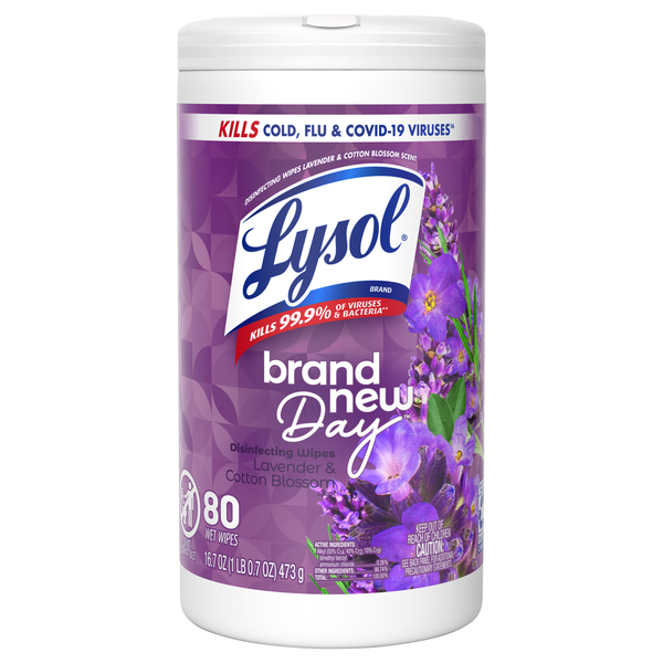 Lysol Lavender & Cotton Blossom Disinfecting Wipes