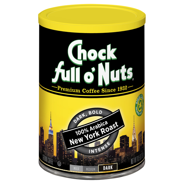 Chock Full O'Nuts New York Roast Dark Roast Ground Coffee