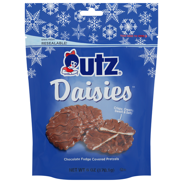 Save on Utz Daisies Chocolate Fudge Covered Pretzels Order Online