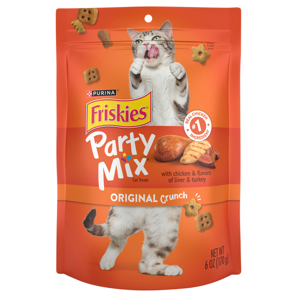 Friskies Party Mix Original Crunch Cat Treats
