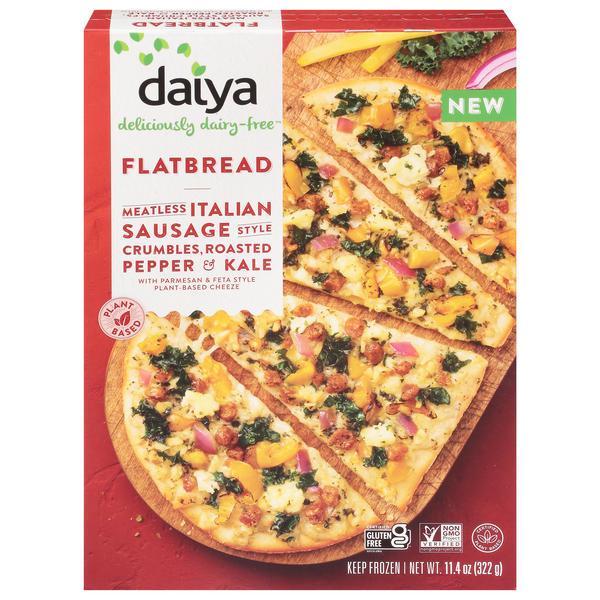 Save on Daiya Flatbread Meatless Italian Sausage Crumbles Roasted