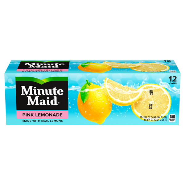 Minute Maid Pink Lemonade - 12 pk