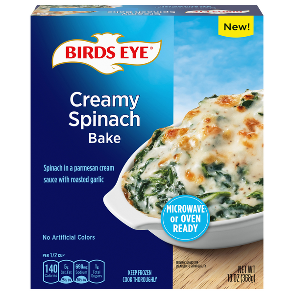 Birds Eye Creamy Spinach Bake Frozen