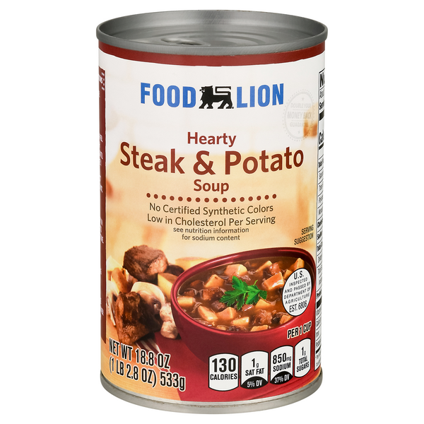 Food Lion Hearty Steak & Potato Soup