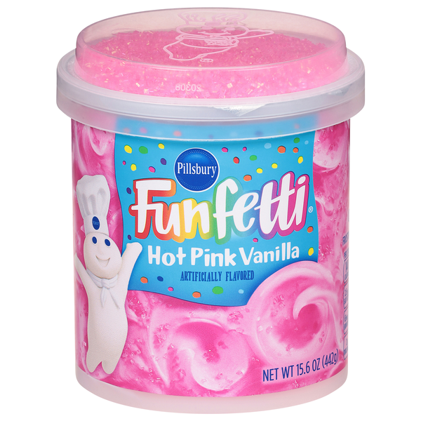 Pillsbury Funfetti Hot Pink Vanilla Frosting