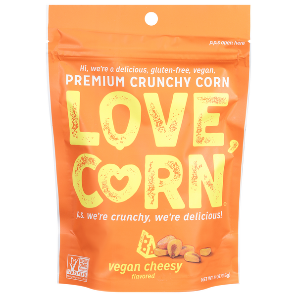 Save on Love Corn Premium Crunchy Corn Vegan Cheesy Order Online