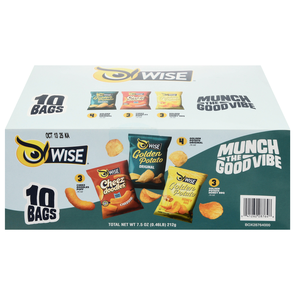 Wise Munch the Good Vibe Snacks Variety Pack - 10 ct
