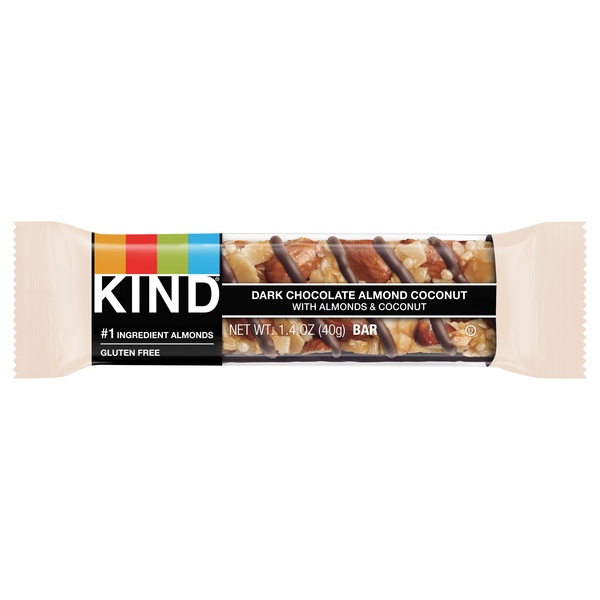 KIND Gluten Free Dark Chocolate Almond Coconut Bar