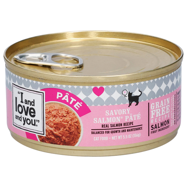 I and Love and You Grain Free Savory Salmon Pate Wet Cat Food