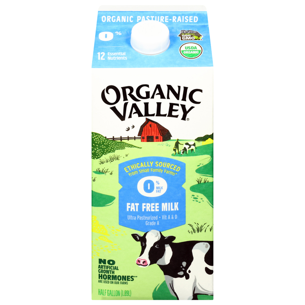Organic Valley Fat Free Skim Milk