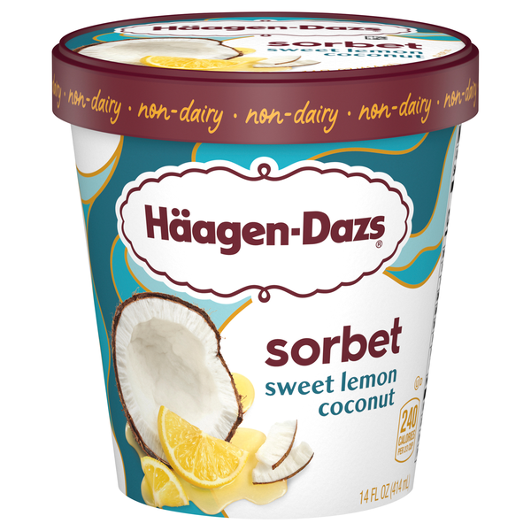 Haagen-Dazs Non-Dairy Sweet Lemon Coconut Sorbet