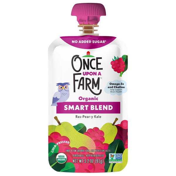 Once Upon a Farm Organic Smart Blend Ras-Pear-y Vanilla