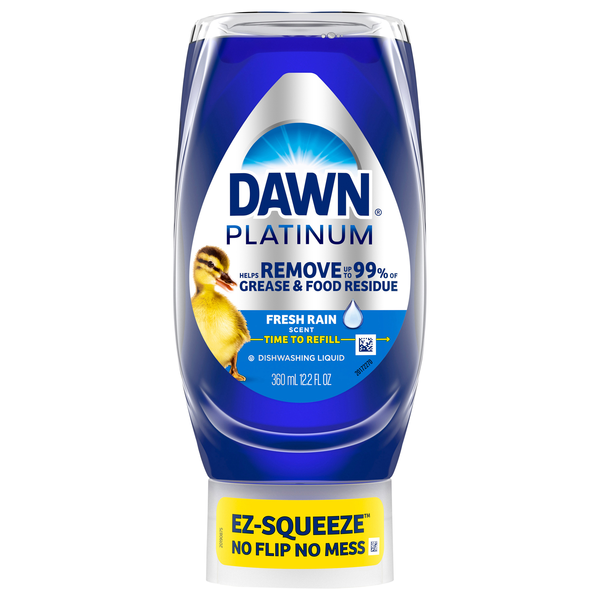 Dawn Platinum EZ-Squeeze Fresh Rain Scent Liquid Dish Soap