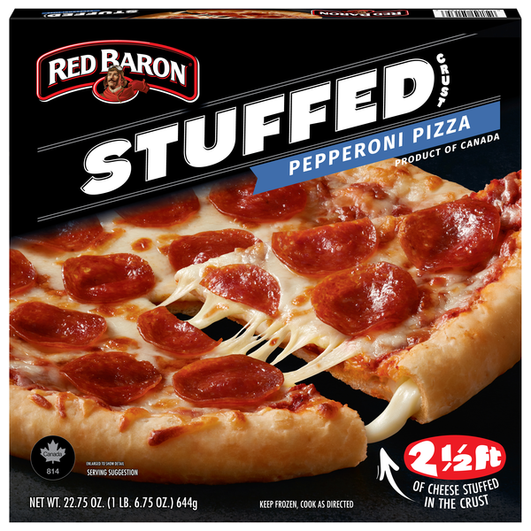 Red Baron Stuffed Crust Pepperoni Pizza Frozen