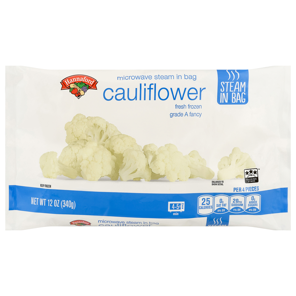 Hannaford Steam In Bag Cauliflower Frozen