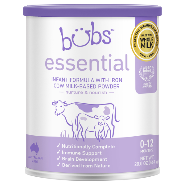 BUBS Essential Infant Formula with Iron (0-12 Months)