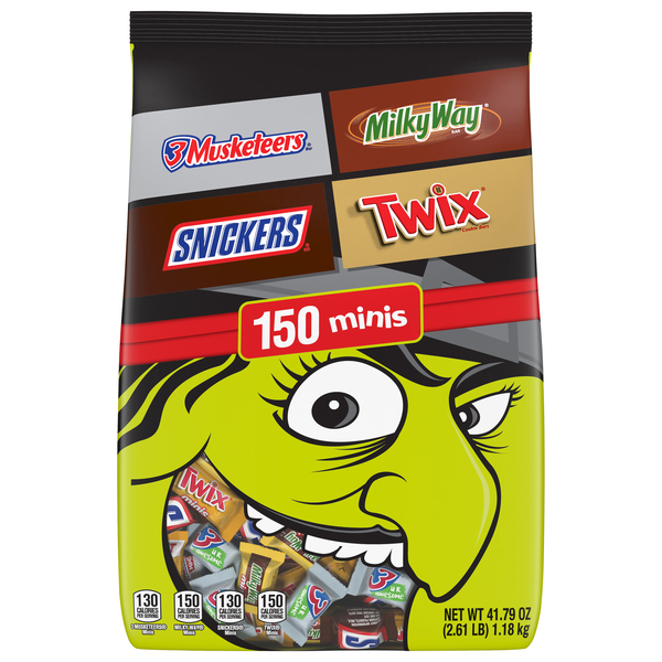 Mars Wrigley Minis Halloween Candy Assortment - 150 ct
