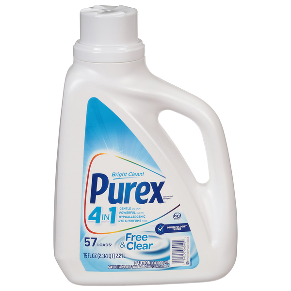 Purex Dirt Lift Action Laundry Detergent Free & Clear