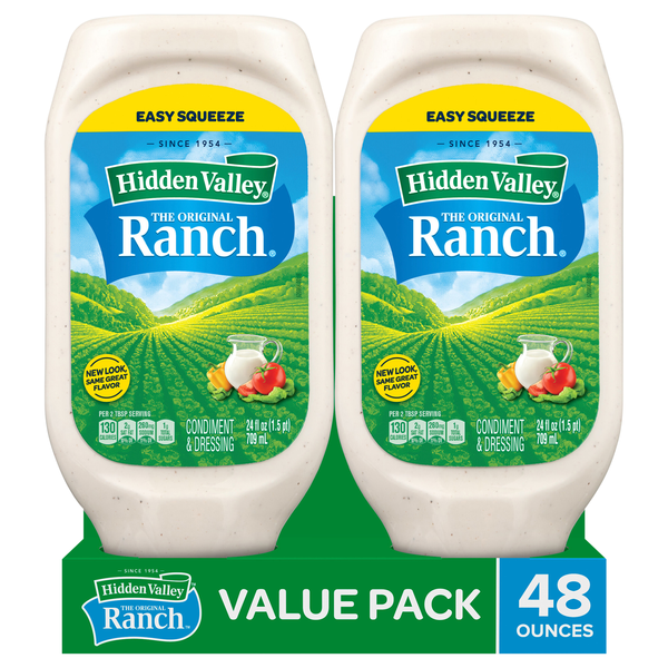 Hidden Valley Original Ranch Dressing & Condiment - 2 ct