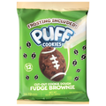 Puff Cookies Frosting Included Football Fudge Brownie Cookie Dough - 12 ct