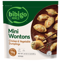 Bibigo Chicken & Vegetable Mini Wontons Dumplings Frozen