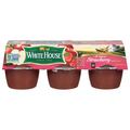 White House All Natural Strawberry Applesauce Cups - 6 ct