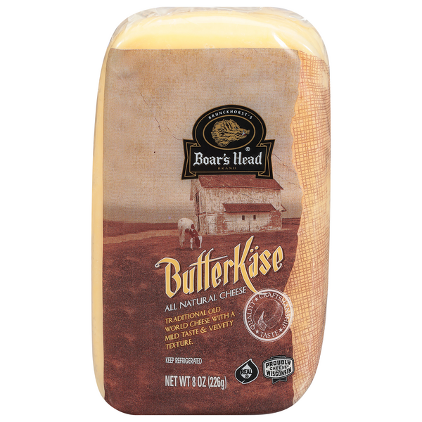 Boar's Head Natural Butterkase Cheese Block