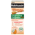 Robitussin Adult Cough + Chest Congestion DM Maximum Strength Honey Liquid