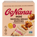 GoNanas Cinnamon Roll Banana Bread Mini Muffins - 5 ct