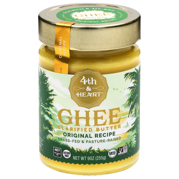 4th & Heart Gluten Free Grass-Fed Original Ghee (Clarified Butter)