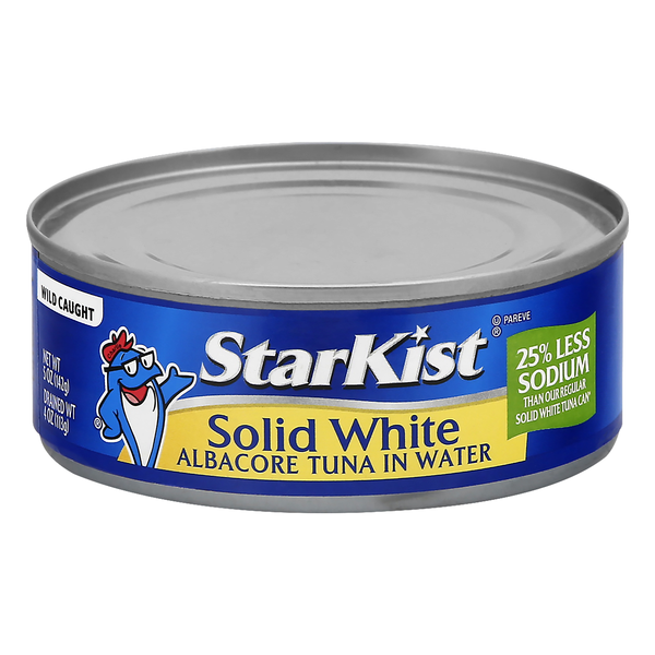 StarKist Less Sodium Wild Caught Solid White Albacore Tuna in Water