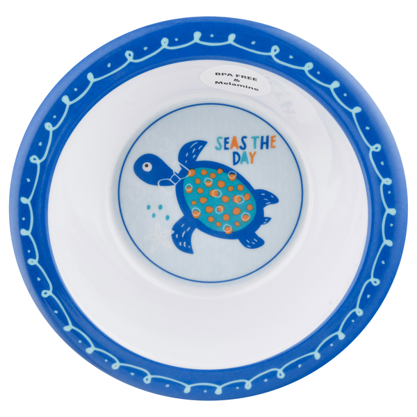 Smart Living Single Serve Bowl Seas the Day Turtle