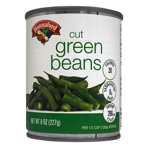 Hannaford Cut Green Beans