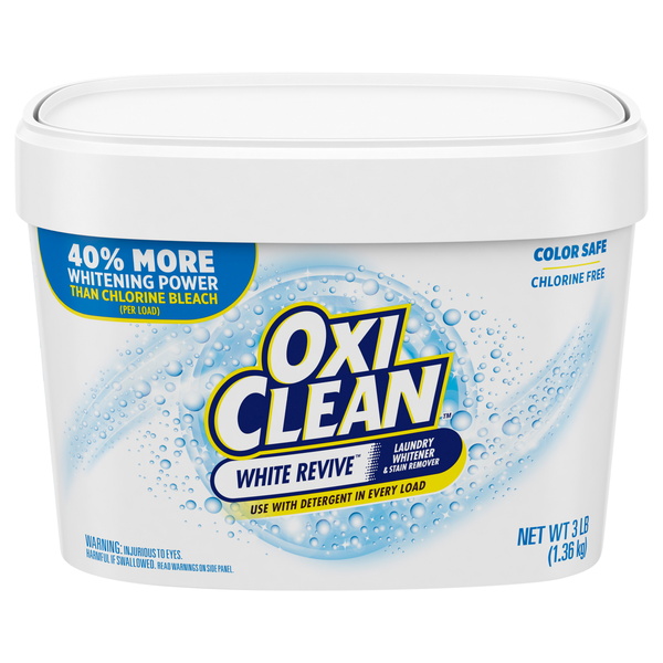 OxiClean White Revive Powder Laundry Whitener + Stain Remover