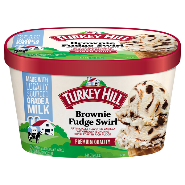 Turkey Hill Brownie Fudge Swirl Frozen Dairy Dessert
