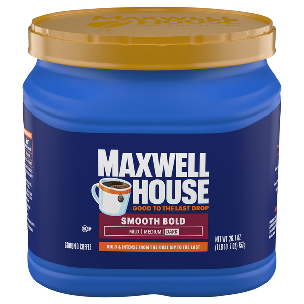 Maxwell House Smooth Bold Bold Roast Ground Coffee