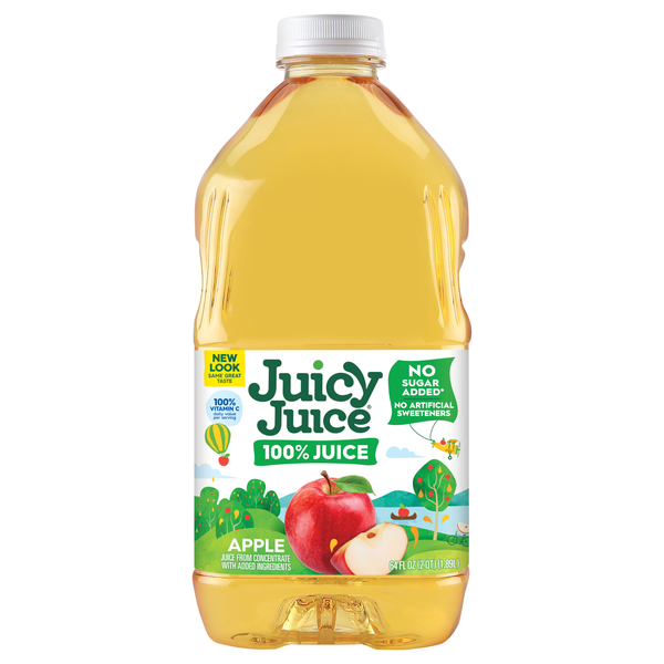 Juicy Juice No Sugar Added 100% Apple Juice