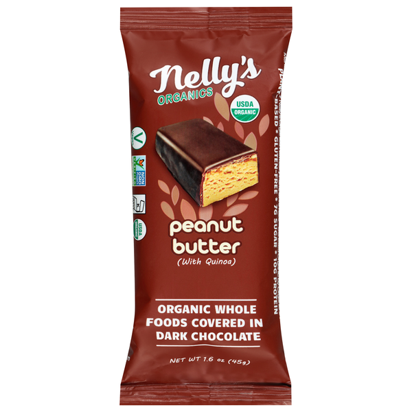 Nelly's Organics Peanut Butter with Quinoa Bar Refrigerated