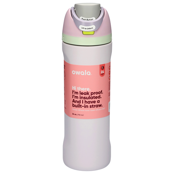 Owala FreeSip Stainless Steel Water Bottle Candy Coated 24 oz