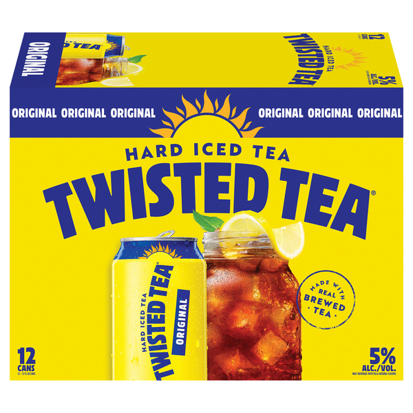 Save on Twisted Tea Hard Iced Tea Original 12 pk Order Online