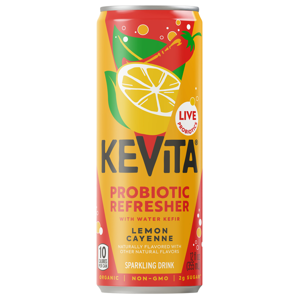KeVita Lemon Cayenne Sparkling Probiotic Drink